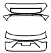Hatch Kit pattern for the 2019 Porsche Cayenne