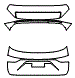 Hatch Kit pattern for the 2019 Porsche Cayenne