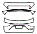 Hatch Kit pattern for the 2019 Porsche Cayenne