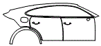 Door and Rear Fender Kit pattern for the 2026 Porsche Cayenne