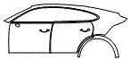 Door and Rear Fender Kit pattern for the 2026 Porsche Cayenne
