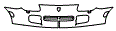 Bumper Kit pattern for the 2004 Porsche Cayenne