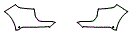 Rear Bumper Kit pattern for the 2020 Porsche Cayenne
