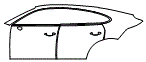 Door and Rear Fender Kit pattern for the 2022 Porsche Cayenne