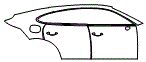 Door and Rear Fender Kit pattern for the 2022 Porsche Cayenne