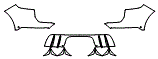 Rear Bumper Kit pattern for the 2022 Porsche Cayenne
