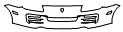 Bumper Kit pattern for the 2008 Porsche Cayenne