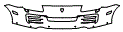 Bumper Kit pattern for the 2008 Porsche Cayenne