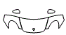Hood, Fender and Mirror Kit pattern for the 2006 Porsche Carrera GT