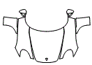 Full Hood, Fender and Mirror Kit pattern for the 2006 Porsche Carrera GT