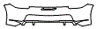 Rear Bumper Kit pattern for the 2006 Porsche Carrera GT