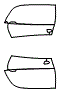 Door Kit pattern for the 2006 Porsche Carrera GT