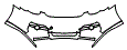 Bumper Kit pattern for the 2008 Porsche Cayman