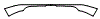 Lower Rear Bumper Kit pattern for the 2008 Porsche Cayman