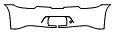Rear Bumper Kit pattern for the 2016 Porsche Cayman