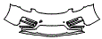 Bumper Kit pattern for the 2016 Porsche Cayman