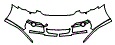 Bumper Kit pattern for the 2008 Porsche Cayman