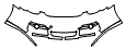 Bumper Kit pattern for the 2008 Porsche Cayman