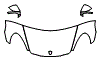 Hood, Fender and Mirror Kit pattern for the 2011 Porsche Panamera