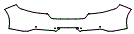 Rear Bumper Kit pattern for the 2014 Porsche Panamera