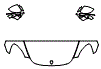 Hood, Fender and Mirror Kit pattern for the 2023 Porsche Panamera