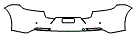 Rear Bumper Kit pattern for the 2017 Porsche Panamera