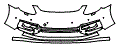Bumper Kit pattern for the 2018 Porsche Panamera
