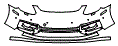 Bumper Kit pattern for the 2017 Porsche Panamera