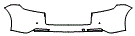 Rear Bumper Kit pattern for the 2021 Porsche Panamera