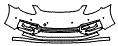 Bumper Kit pattern for the 2018 Porsche Panamera