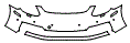 Bumper Kit pattern for the 2023 Porsche Panamera