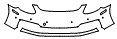 Bumper Kit pattern for the 2023 Porsche Panamera