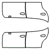 Door Kit pattern for the 2011 Porsche Panamera