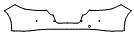 Rear Bumper Kit pattern for the 2011 Porsche Panamera