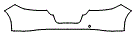 Rear Bumper Kit pattern for the 2011 Porsche Panamera