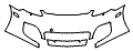 Bumper Kit pattern for the 2013 Porsche Panamera