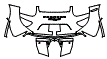 Rear Bumper Kit pattern for the 2015 Porsche 918 Spyder