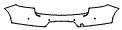 Rear Bumper Kit pattern for the 2019 Porsche Macan
