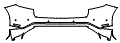 Rear Bumper Kit pattern for the 2026 Porsche Macan
