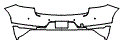 Rear Bumper Kit pattern for the 2019 Porsche Macan