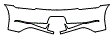 Rear Bumper Kit pattern for the 2025 Porsche 718