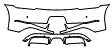 Rear Bumper Kit pattern for the 2020 Porsche 718
