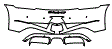 Rear Bumper Kit pattern for the 2020 Porsche 718