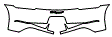 Rear Bumper Kit pattern for the 2020 Porsche 718