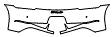 Rear Bumper Kit pattern for the 2025 Porsche 718