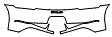 Rear Bumper Kit pattern for the 2025 Porsche 718