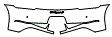 Rear Bumper Kit pattern for the 2025 Porsche 718