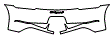 Rear Bumper Kit pattern for the 2025 Porsche 718
