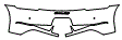 Rear Bumper Kit pattern for the 2025 Porsche 718