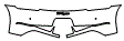Rear Bumper Kit pattern for the 2025 Porsche 718
